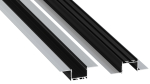 Profile LUMINES type akin black lacquered 4,15 m